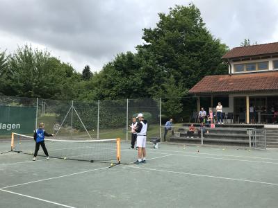 40 Kinder erhielten das DTB- Tennissportabzeichen